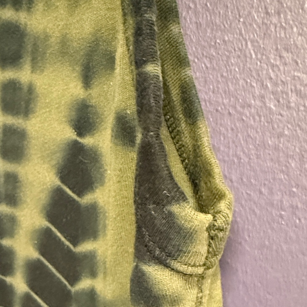 AllSaints Olive & Black Tie-Dye Muscle Tank - Picture 7 of 7